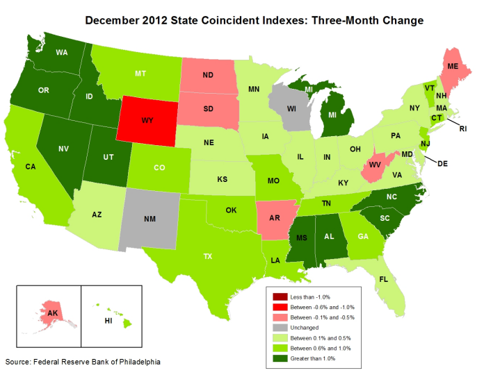 2012 Coincident Indexes